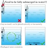 HITOP HP-608 Submersible Aquarium Heater 25W 18cm with Thermometer & Extra view 6