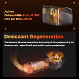 Creality Filament Dryer 4-Spool SpacePi X4 Dual Heating 85C Dehumidifier view 4