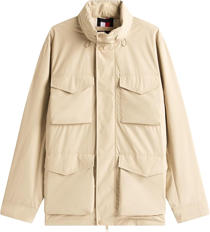 Veste Mi-Saison Homme Packable Field avec Poches sur la Poitrine, Beige (Sandalwood), XL