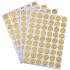 Metallische Silberne Tester Aufkleber, 13 Mm 1/2 Zoll Glänzende Punkt Etiketten 1000 Packung