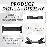 BRITECO Secure 2Pcs Anti Escape Car Seat Strap Set Child Safety Harness Black view 3