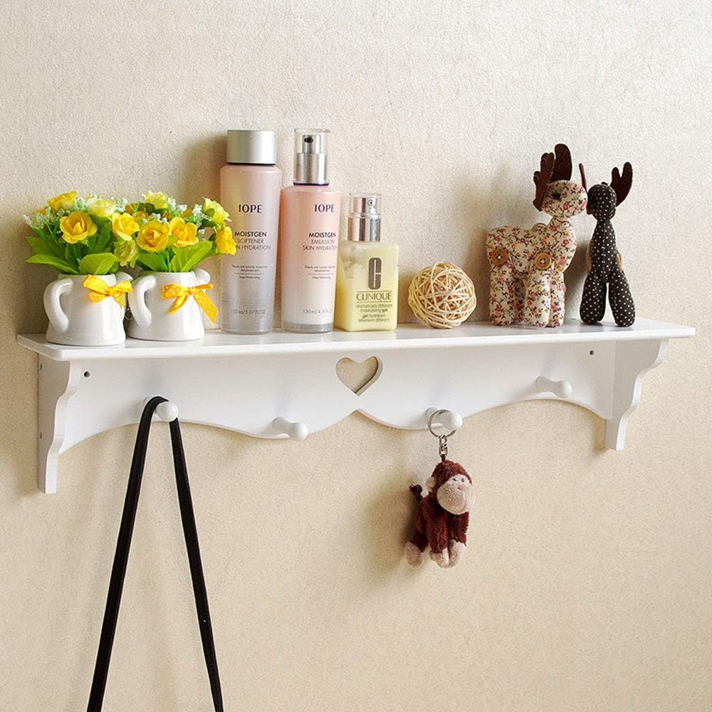 KingSaid White Floating Wall Shelf Bookshelf Display Storage Shelves