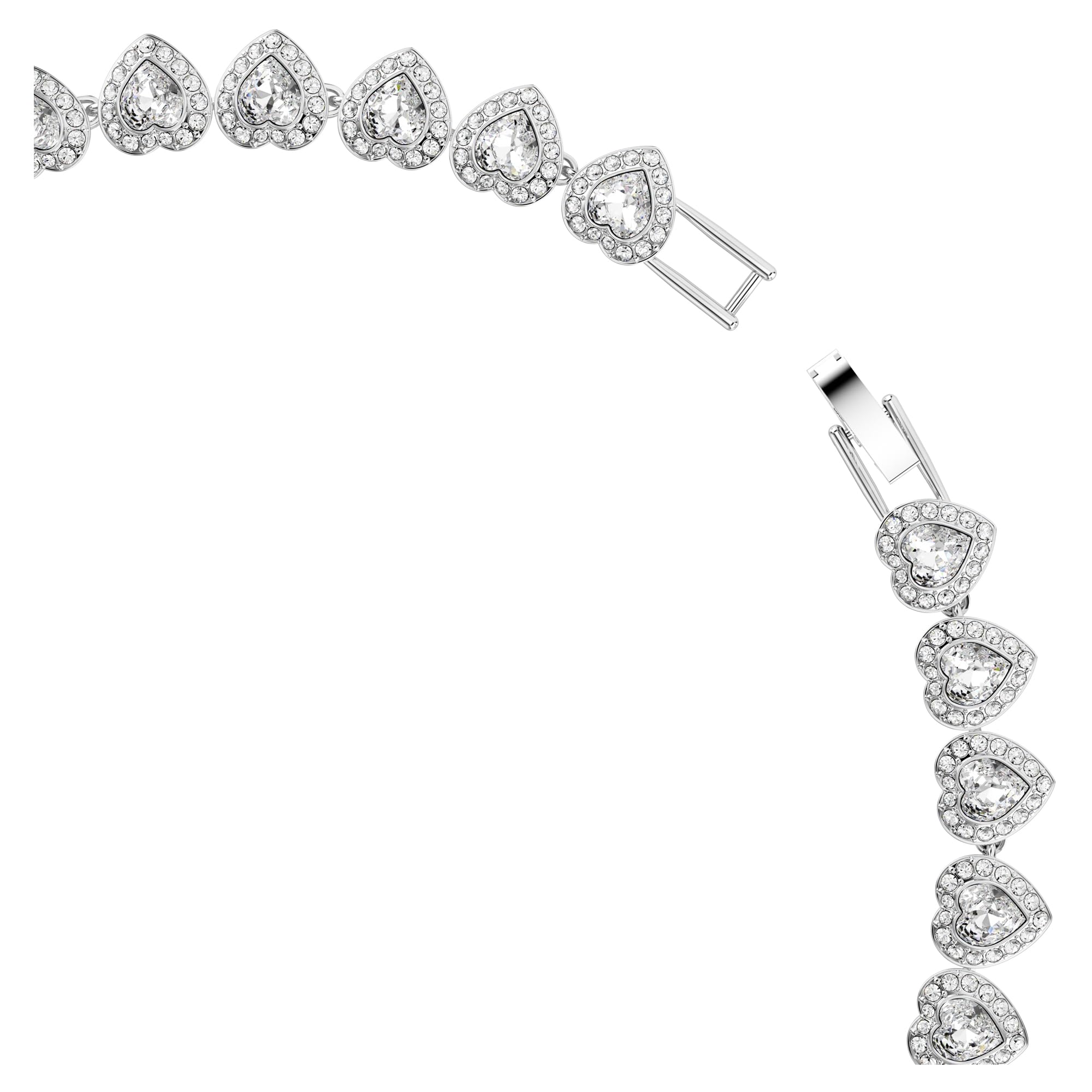 Swarovski Ariana Grande Collection, Clear Crystal & Pearls, Rhodium Finish, Necklaces, Earrings and Bracelets