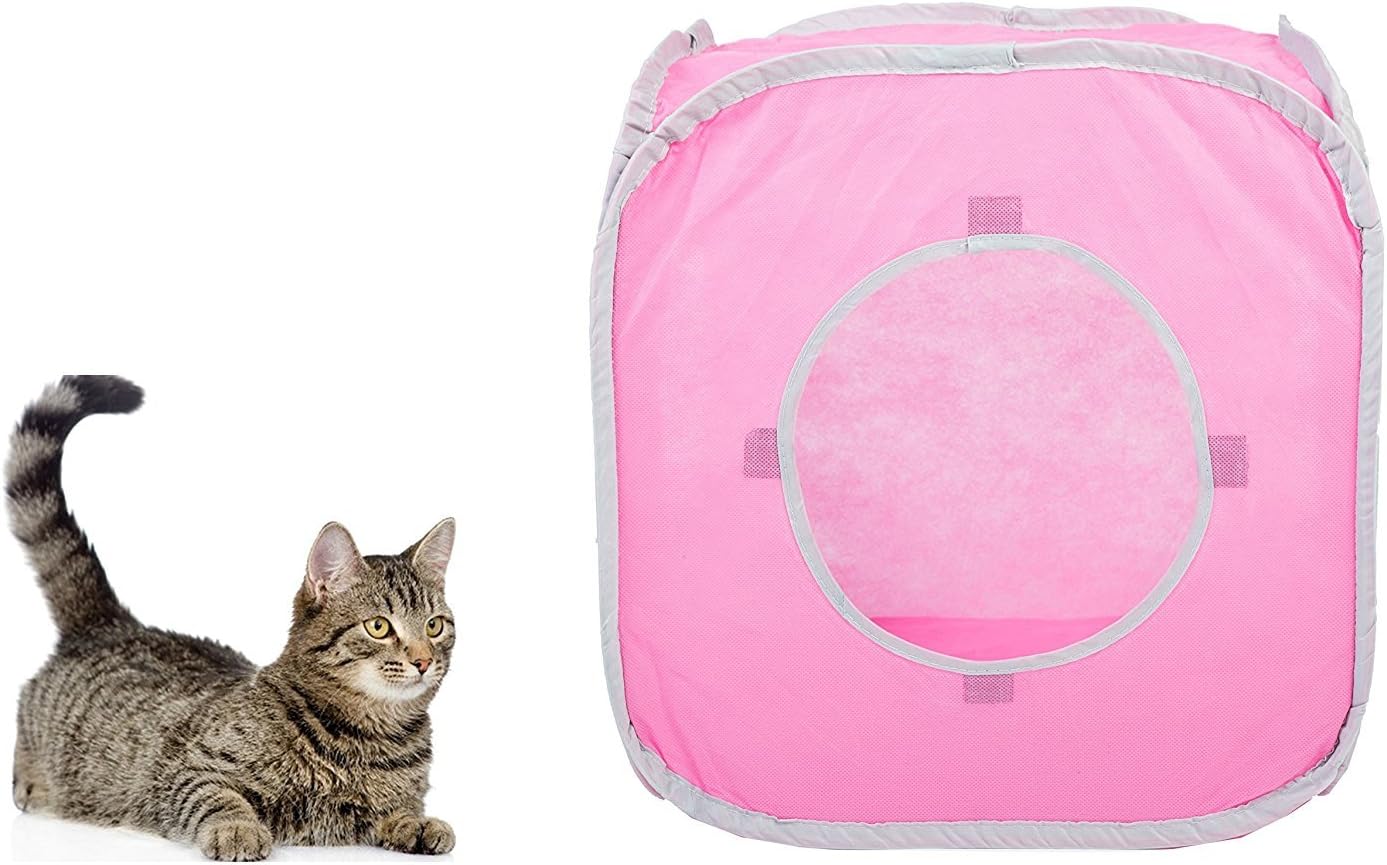 pop up cat play tent