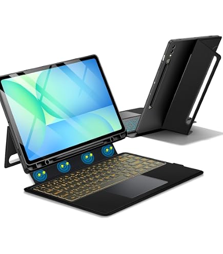 Samsung Galaxy Tab S10FE+ - Slim Book Cover Keyboard Case with AI
