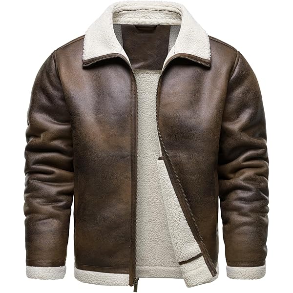 ジャケット・アウター she'ller leather like bomber jacket Amazon.com: Leather Bomber Jacket Women Faux Shearling Jacket
