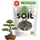 Bonsai Soil Premium All Purpose Blend | Pre-Mixed Ready to Use for Fast Drainage | Large 2.2 Quarts | Lava, Limestone Pearock, Calcined Clay and Pinebark | Made in USA