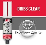 J-B Weld ClearWeld Quick Setting Epoxy 25 ml 4400 psi Bond view 3