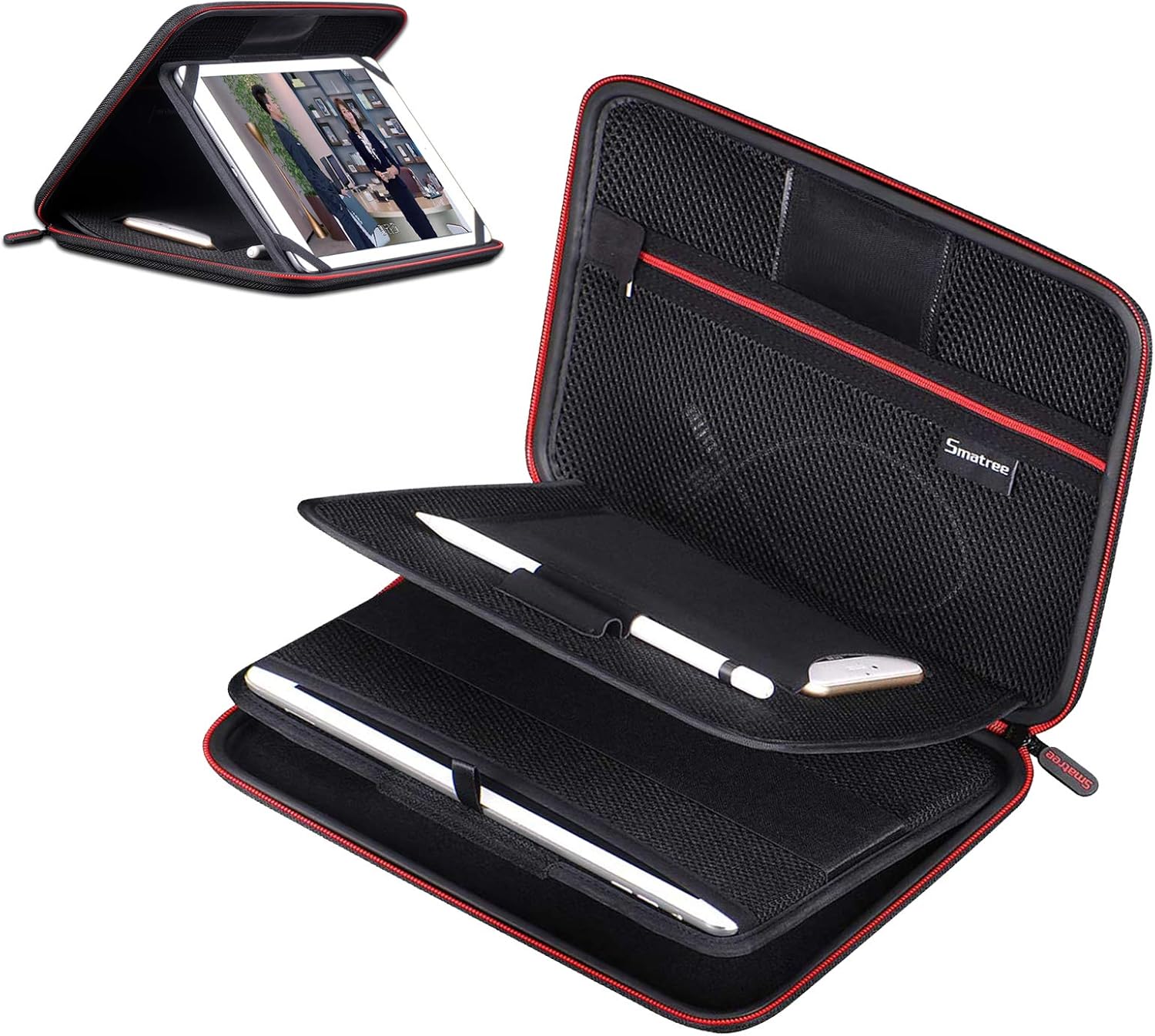 Amazon Com Smatree Carrying Case For Ipad Pro 9 7 Inch Ipad Air 2 Apple Pencil With Pencil Holder And Handle Hard Shell Protective Briefcase For 9 7inch Netbook And Tablet Computers Accessories