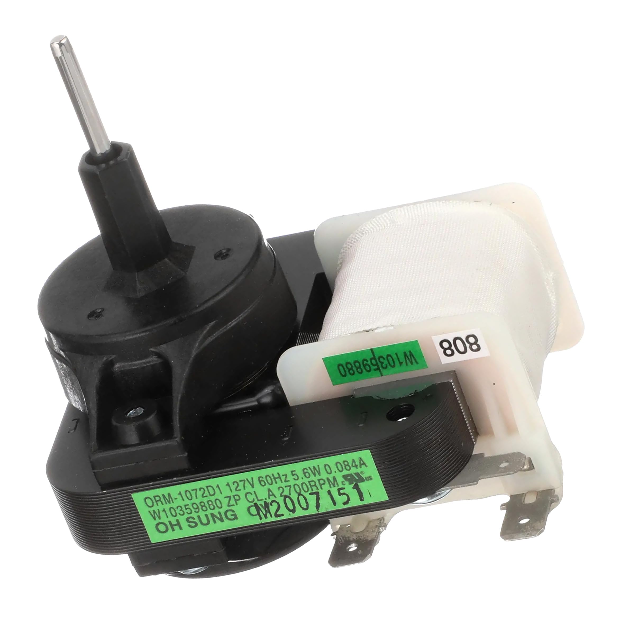 Photo 1 of PartsBroz WPW10359880 Evaporator Motor - Compatible with Whirlpool Maytag Amana Freezer Refrigerator - Replaces AP6020393 4445781 PS11753712 W10359880 Ultra Durable Replacement