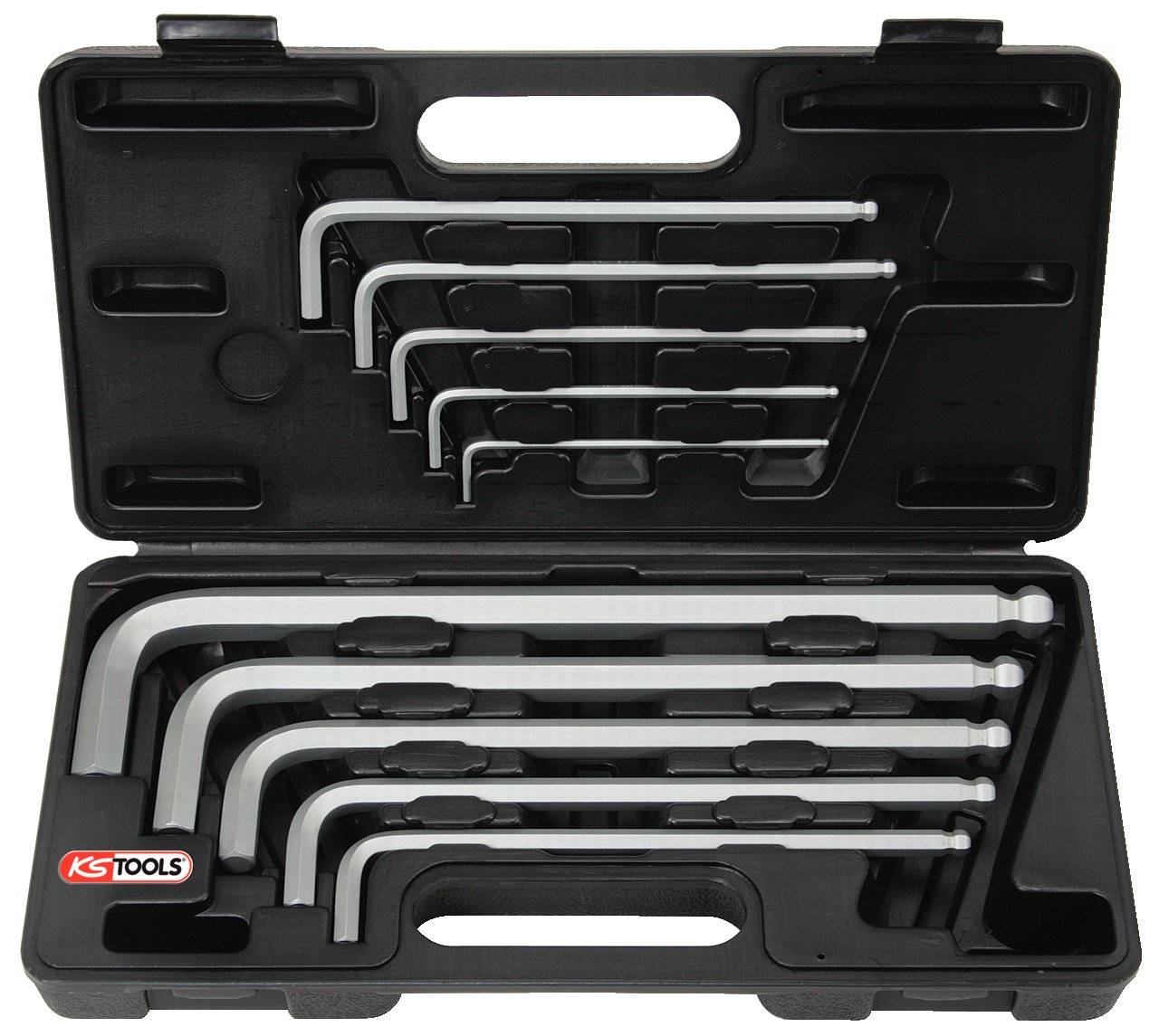 KS Tools 151.2150 3-17mm XL Classic Key Wrench Set Hex/Ball Ended (10 Pieces)