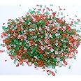 NCS Christmas Red, White and Green Sugar Crystals - 4 ounces / Great for Cupcakes, Cookies, Cakes, Cakes Pops