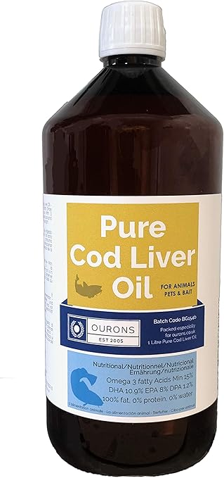 1 Litre Pur Huile De Foie De Morue Liquide 100 Pur Complement Nutritionnel D Animaux Amazon Fr Sports Et Loisirs