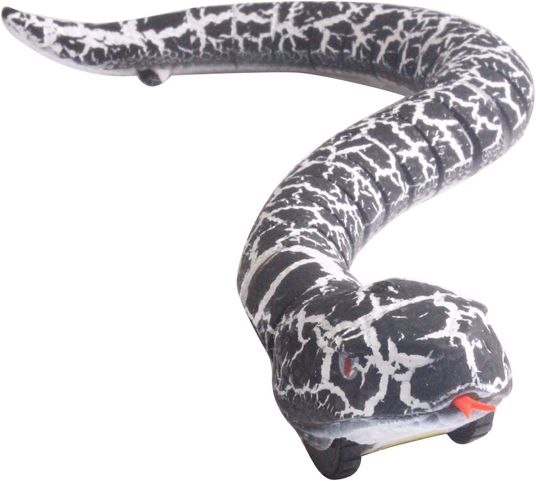 Cdgyot 16" Realistic Remote Control RC Snake Toy Squeaker Toy
