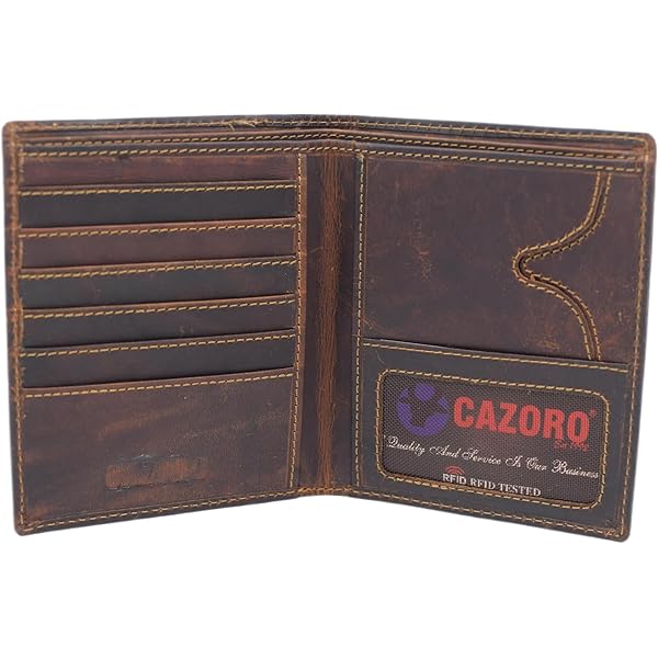 Amazon.com: Swiss Marshall RFID Blocking Bifold Genuine Leather