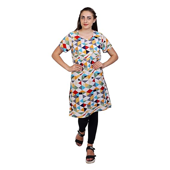 Women Feeding/Maternity Wear Kurti (Feed-31-Multicolor)