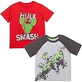Marvel 2 Pack T-Shirts Toddler to Big Kid Sizes (2T - 18-20)