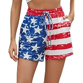 X-Image Women's Comfy Stretch Summer Beach Shorts Casual Pajama Shorts Yoga Short Pants with Elastic Drawstring & Pockets