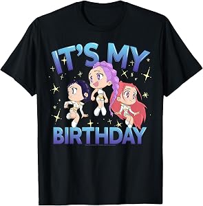 Kpop Demon Hunters It's My Birthday Cute Chibi Group Shot T-Shirt