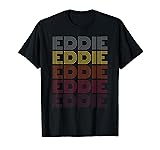 Graphic 365 First Name Eddie Retro Pattern Vintage
