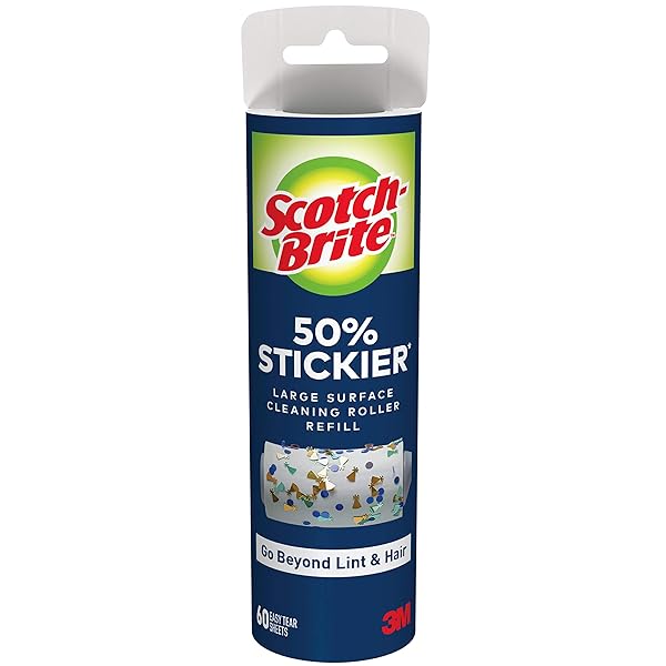 3M LINT ROLLER RFL 8″ 60SHT