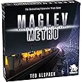 Maglev Metro Board Game, Strategy Board Game for Adults and Family, Tile Laying, Engine Building, Fun Pick Up and Deliver Gameplay, Futuristic Theme