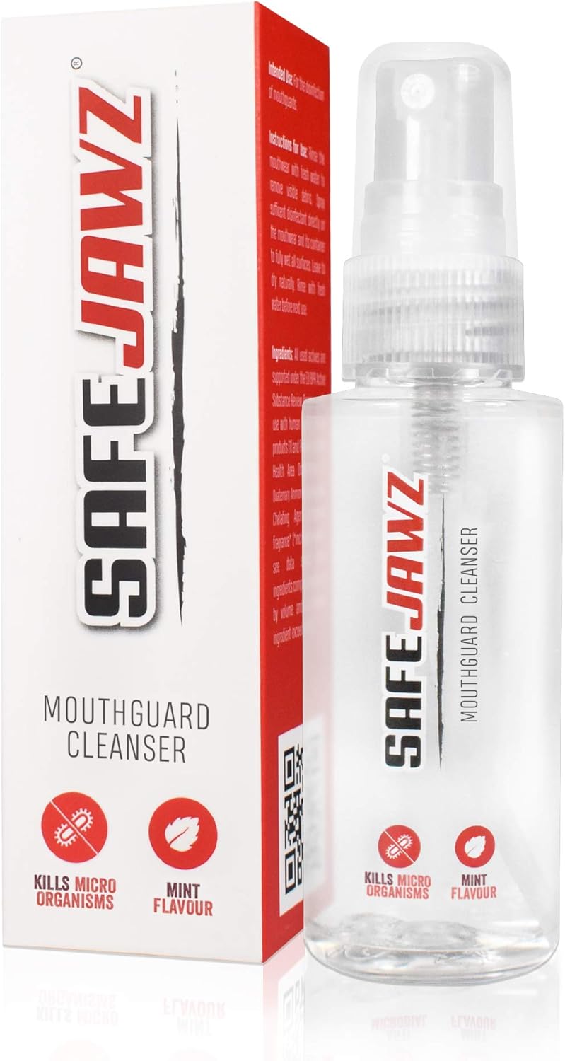 SAFEJAWZ Freshner Spray for Sports Mouthguards, Adults and Junior Gum Shield Spray for Boxing, Basketball, Lacrosse, Football, MMA, Martial Arts, Hockey and All Contact Sports : Sports & Outdoors