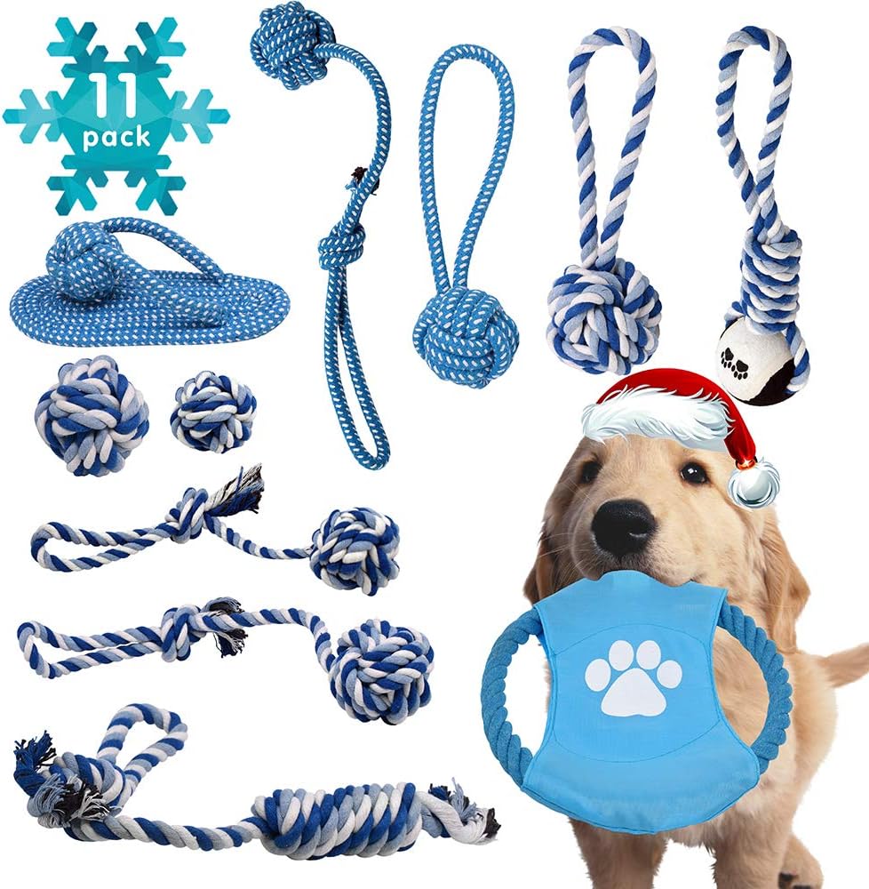 2er-Set Hundespielzeug Seil - Baumwolle Zerrspielzeug Mit Knoten