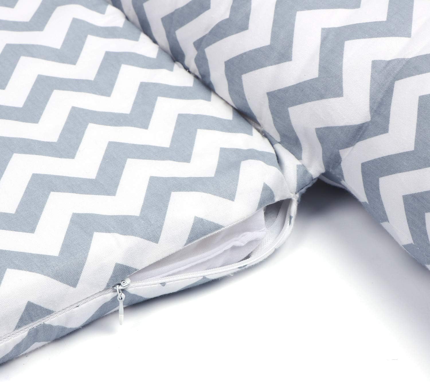 Baby Lounger and Baby Nest Perfect for Co Sleeping Baby Bassinet Soft Cotton Cosleeping Baby Bed Premium Quality and Suitable from 0-18 Months -Breathable & Hypoallergenic Portable Crib(Gray): Kitchen & Dining