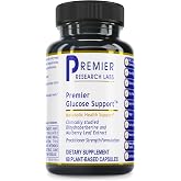 Premier Research Labs Glucose Support Supplement - 60 Plant-Based Capsules | GlucoVantage Complex with Berberine, Mulberry Leaf Extract, and More, Healthy Metabolism Support for Men and Women