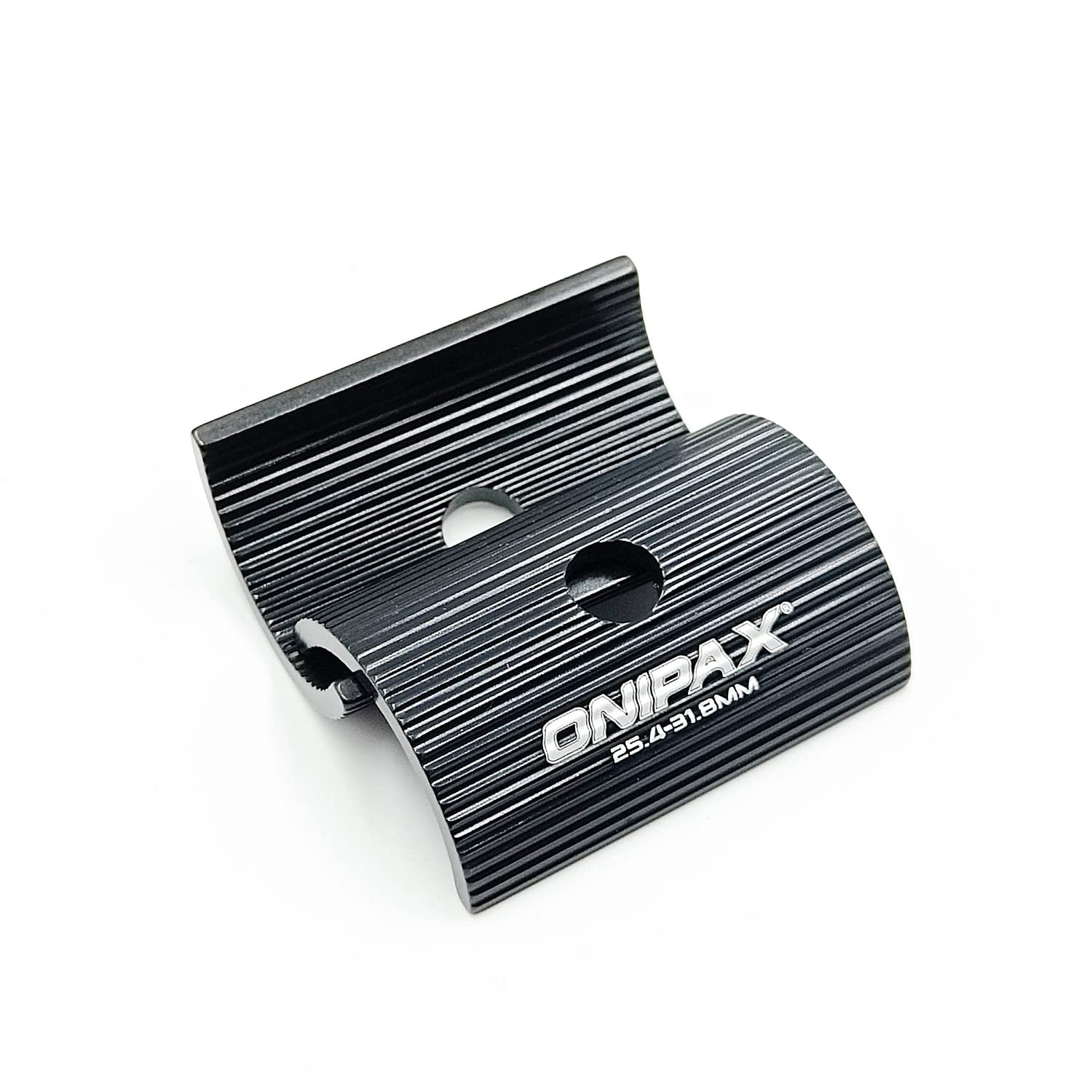 ONIPAX Bike Handlebar Shim 25.4 to 31.8 mm Bicycle Handlebar Conversion Shims Adapter Clamp Spacer (41mm, Black)