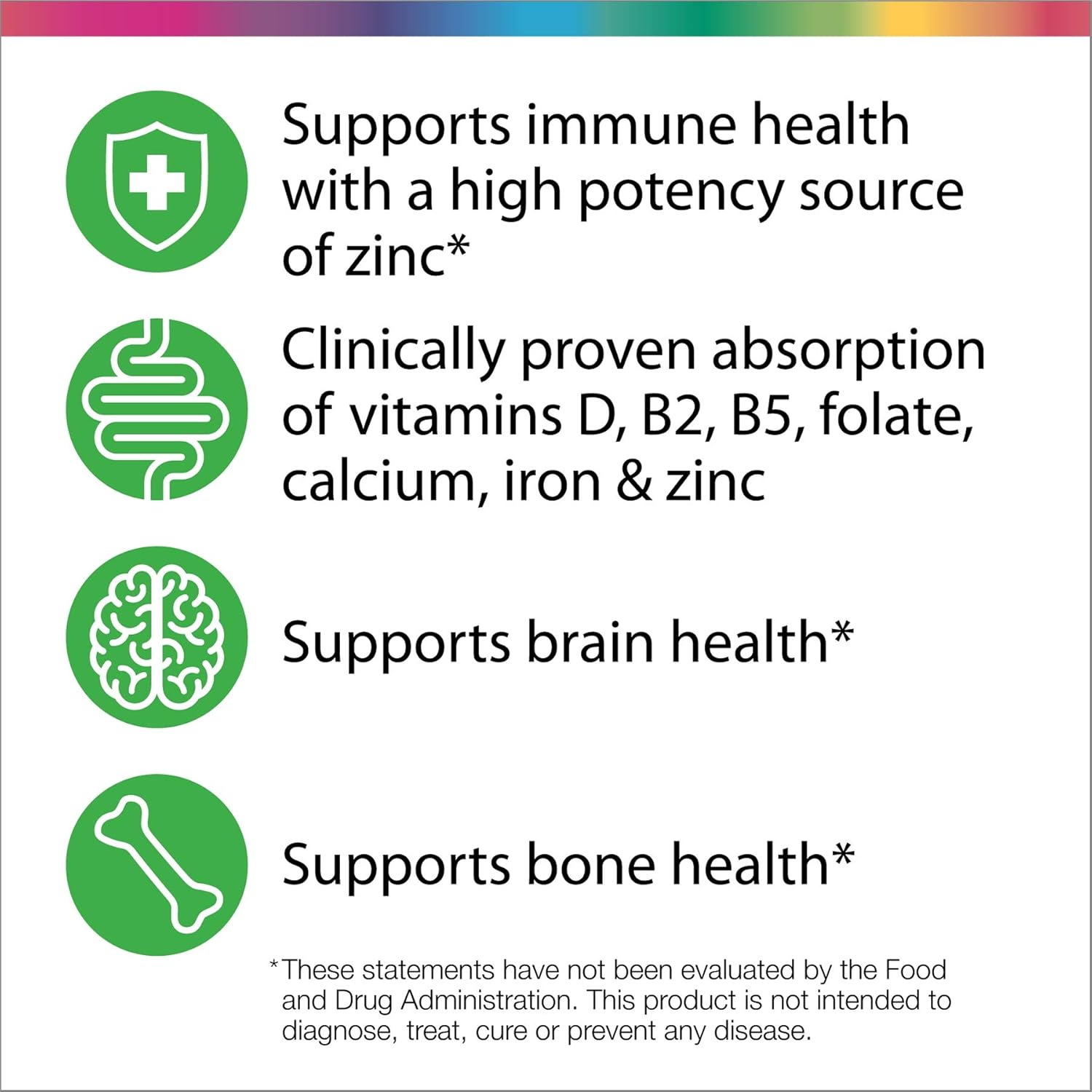 Rainbow Light Women’s One Multivitamin for Women with Vitamin C, Vitamin D, & Zinc for Immune Support, Clinically Proven Absorption of 7 Key Nutrients, Non-GMO, Vegetarian & Gluten Free, 90 Tablets: Health & Personal Care