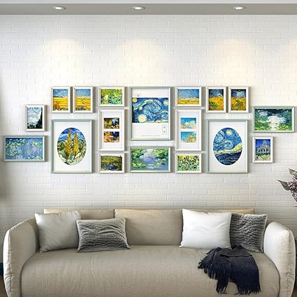 Frame Dekorative Grosse Wand Massivholz Foto Wand Wohnzimmer Wand Modern Minimalistische Kreative Kunst Portfolio Foto Wand Farbe C Grosse 245 X 78 Cm Amazon De Spielzeug
