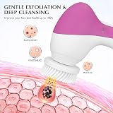 COSLUS Facial Spin Brush 7 in 1 Exfoliator Waterproof Cleansing Device view 4