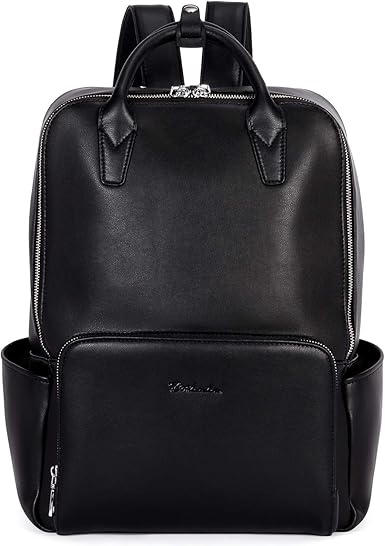 bostanten leather laptop backpack