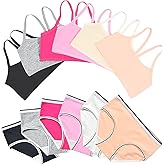 Liowosoftan 5 Pack Starter Training Bras for Girls,Crop Cami Training Bras Girls