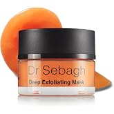 Dr Sebagh Deep Exfoliating Mask (1.7 fl oz) - Lactic Acid Exfoliating Face &amp; Pore Cleansing - Azelaic Acid Detox for Clogged Pores Treatment - Anti-Aging Skin Mask for Radiance