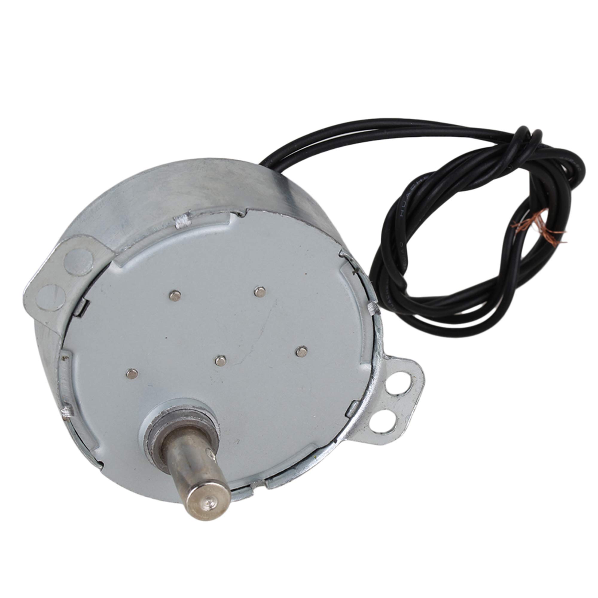 CNBTR CW/CCW Turnable Synchronous Motor 15-18 RPM AC220V 7mm Shaft Dia (Non-Directional)