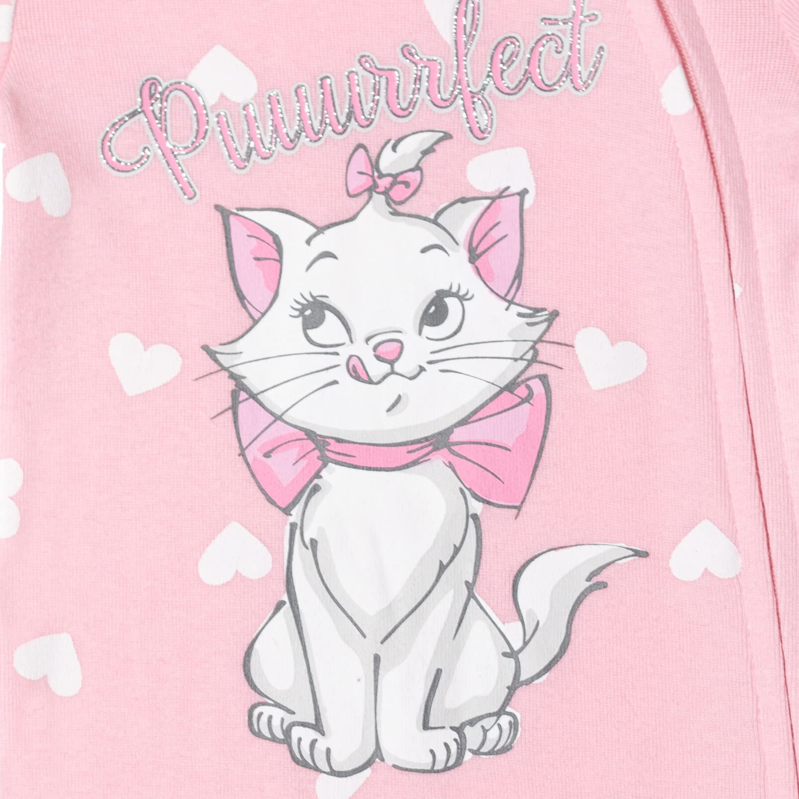 Disney The Aristocats Bambi Baby Girls 3 Pack Zip Up Sleep N' Play Coveralls Newborn to Infant