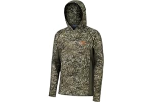 Bassdash Men's UPF 50+ Lightweight Hunting Camo Hoodie Quick Dry Performance Long Sleeve Fishing Shirt with Hood FS30M