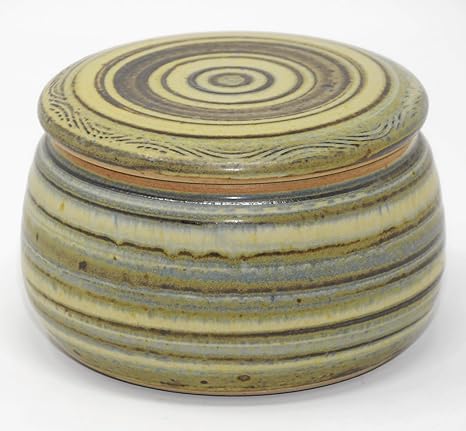 Original französische wassergekühlte keramik butterdose. Nie mehr harte butter zum frühstück. ca 250 g butter. AG-29 B-G