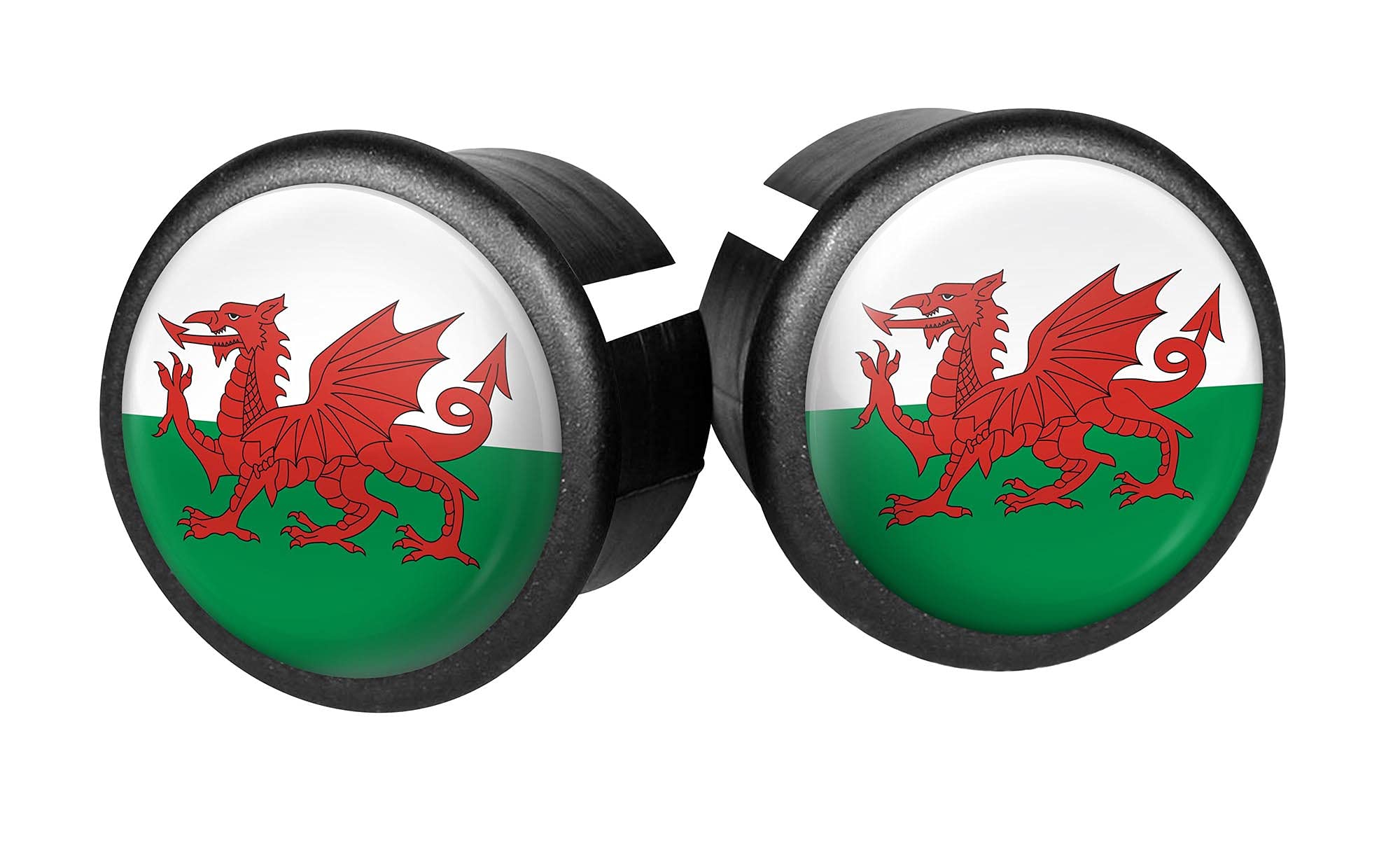 Velox Flag Bar End Plugs, Wales