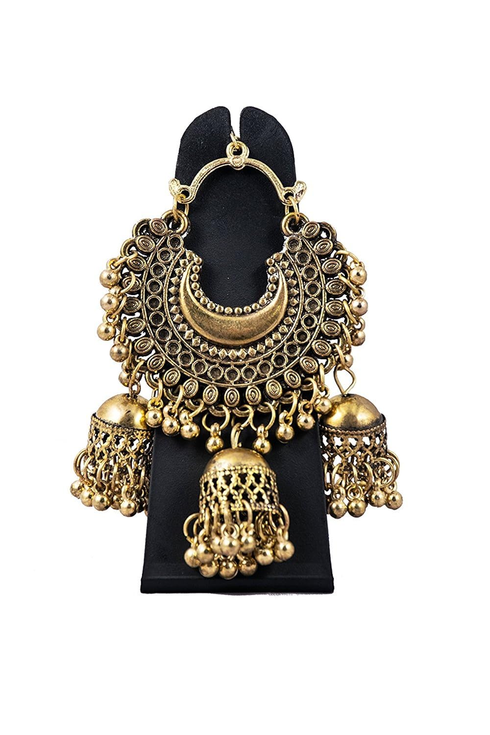 cardinal oxidised stylish hook earring for women/girls