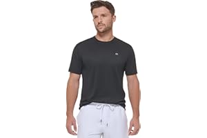 Calvin Klein Mens Light Weight Quick Dry Short Sleeve 40+ UPF Protection