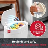 5 Litre Auto Sensor Dust Bin White Grey Trim 2 Year Guarantee view 3