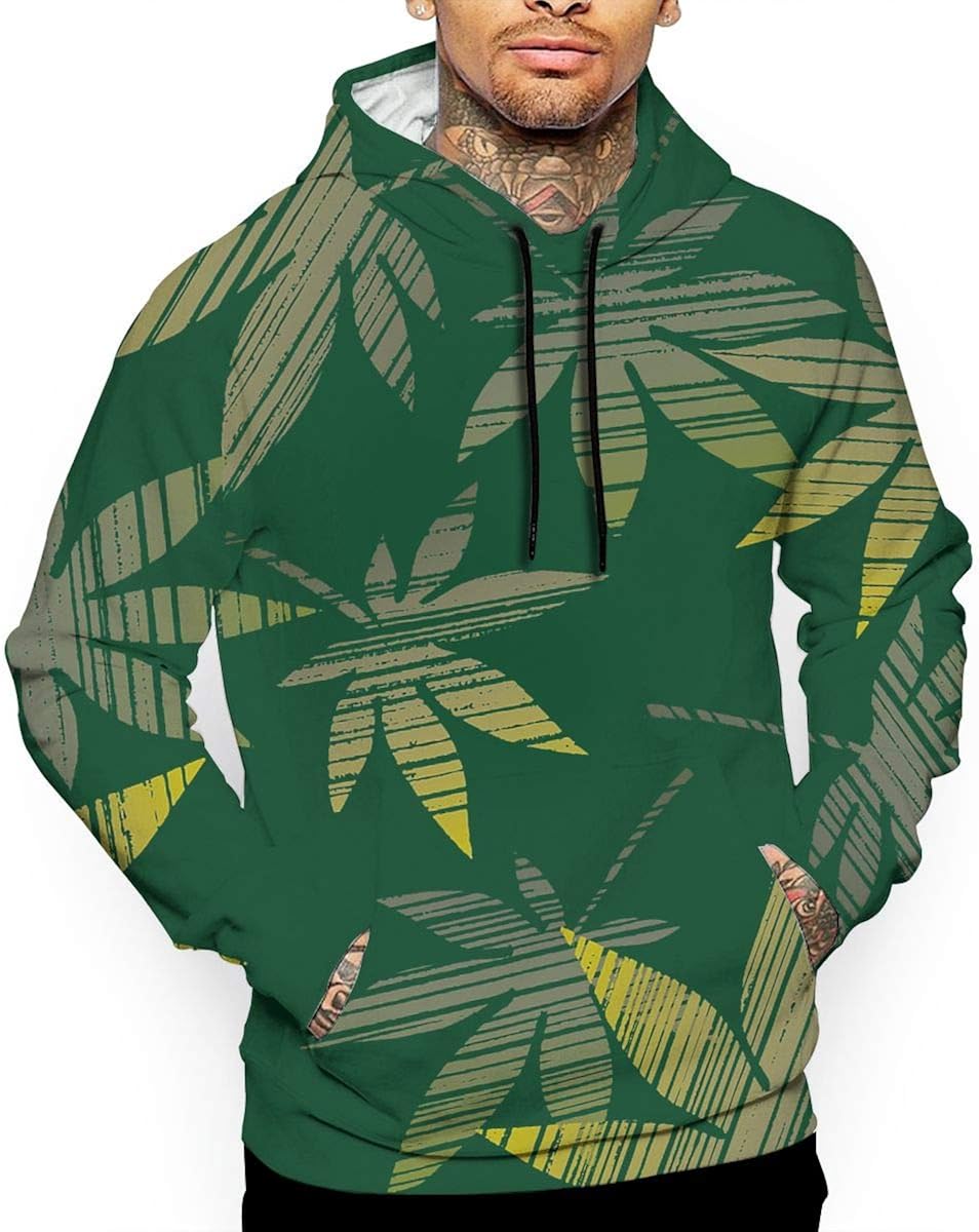 Unisex Realistic 3D Print Hoodie Weed Marijuana Leaf Hooded Sweatshirts at Amazon Menâs Clothing 