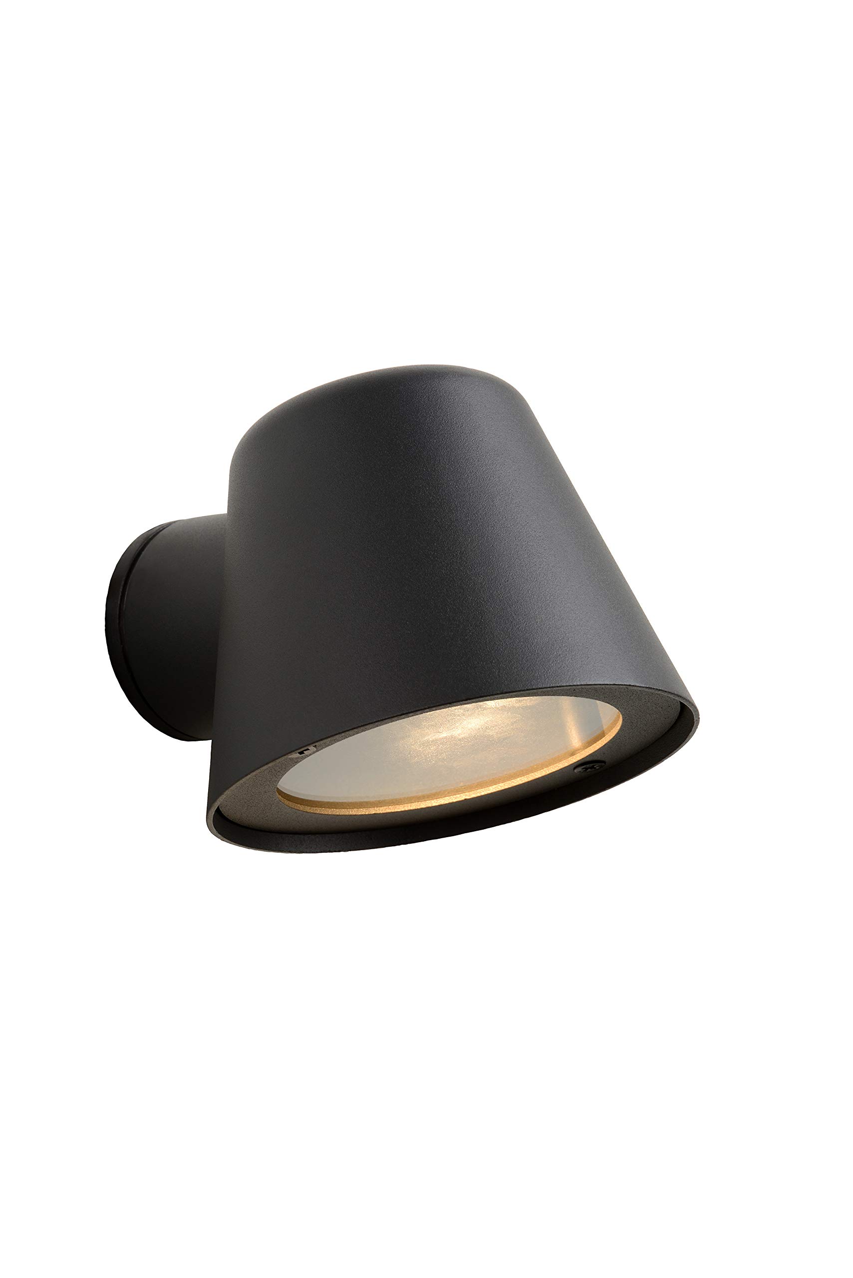 LUCIDE Dingo-LED - Wall Light Indoor/Outdoor - LED Dim. - GU10-1x5W 3000K - IP44 - Anthracite