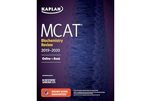 MCAT Biochemistry Review 2019-2020: Online + Book (Kaplan Test Prep)