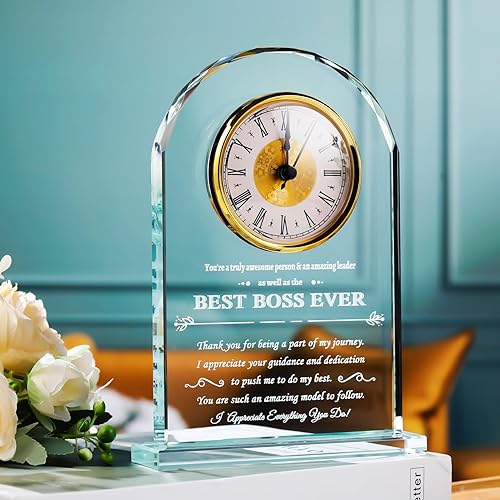 Clock Farewell Gift For Female Boss YWHL Best Boss Ever Gifts For