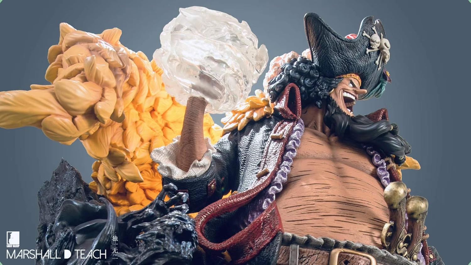 Amazon 特価予約 ワンピース Onepiece 四皇 黒ひげ フィギュア ガレージキット 海外ls 限定品 樹脂製 スタチュー 1 6 フィギュア ドール 通販